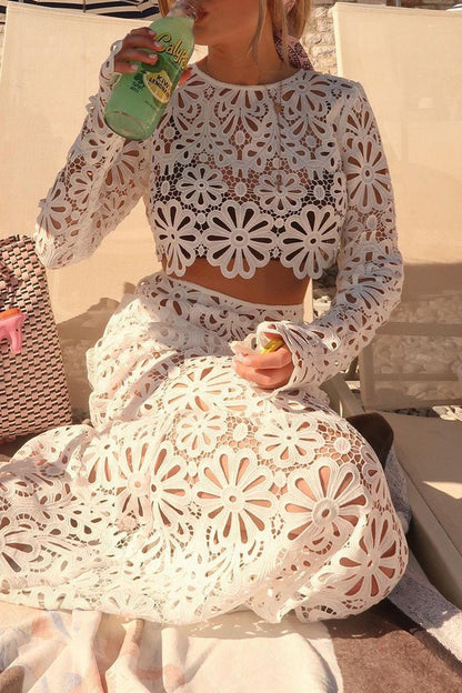Conjunto floral hueco Lena