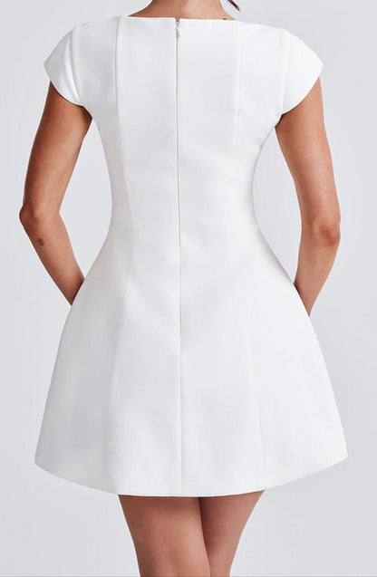 Valentina Mini Dress - Ivory
