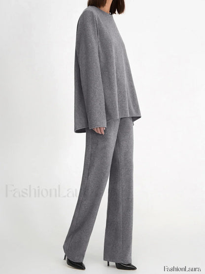 Let's Get Cozy Trendy Two Piece Pants Set