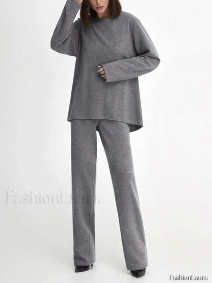 Let's Get Cozy Trendy Two Piece Pants Set