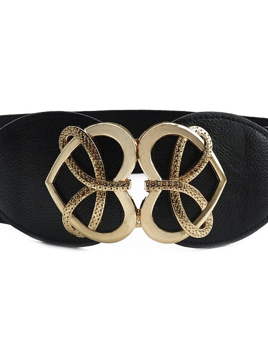 Belt Oxford cloth White Black Khaki Brown Wide Belt Daily Dress Weekend Solid Colored / Basic / Party / Spring / Summer / Winter for Women
