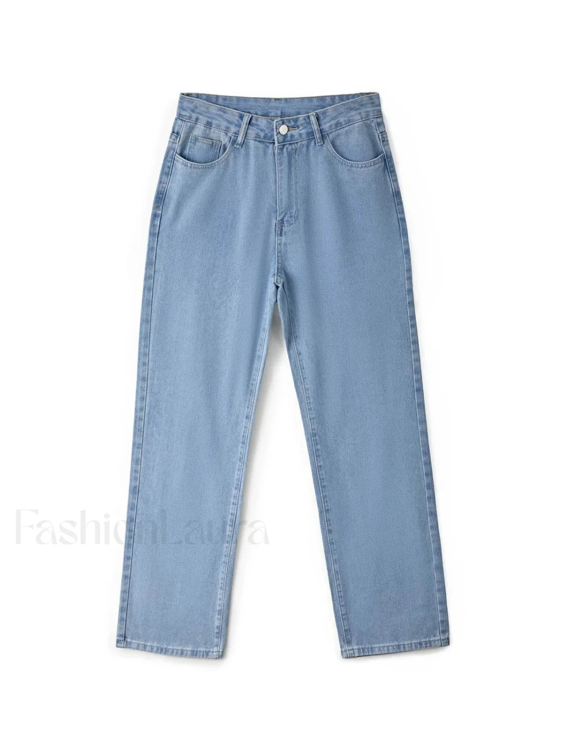 Light Wash Denim Boyfriend Jeans