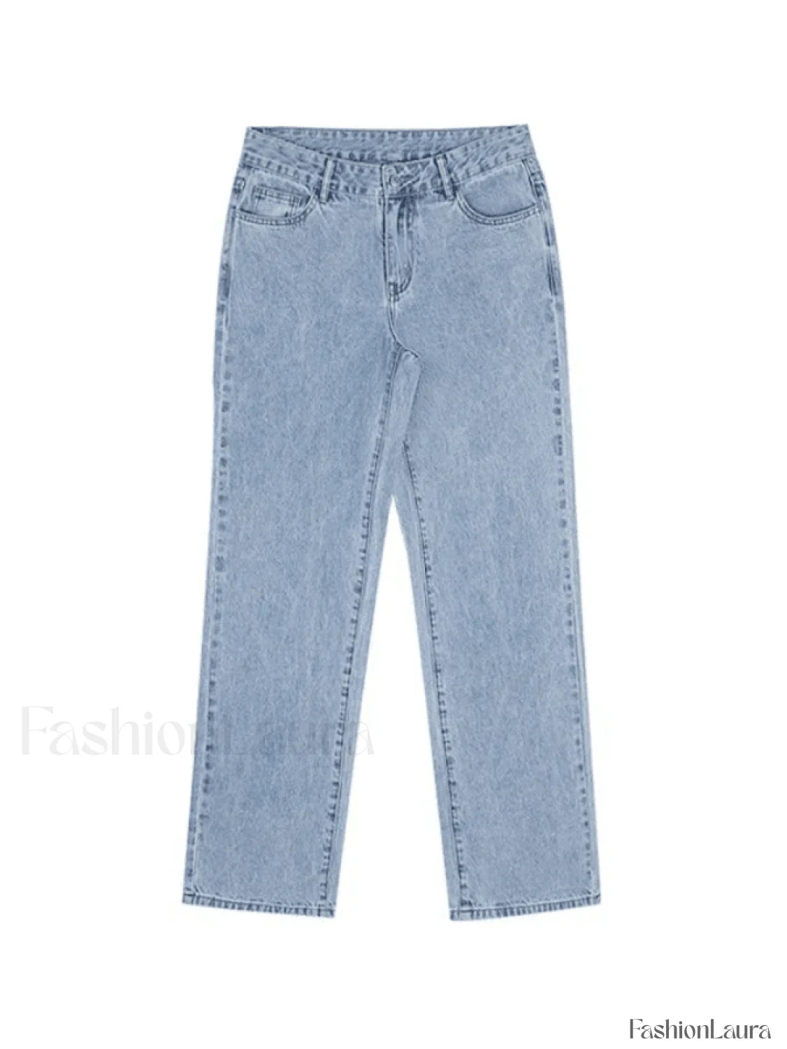 Light Wash Denim Boyfriend Jeans