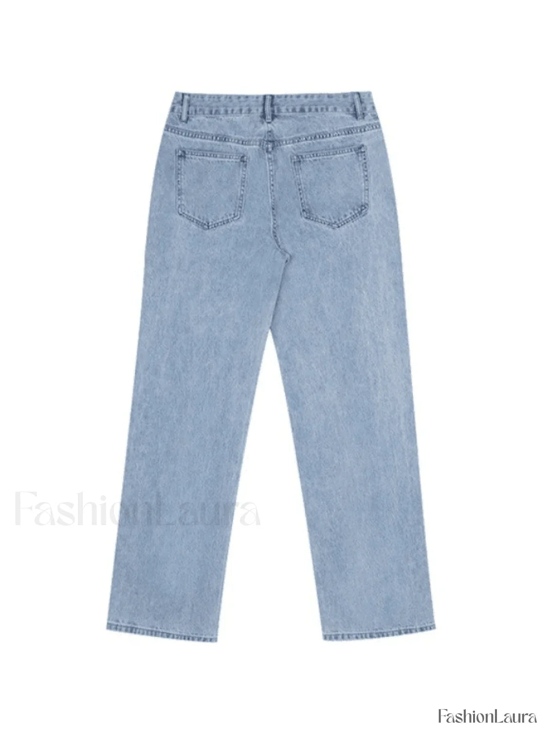Light Wash Denim Boyfriend Jeans