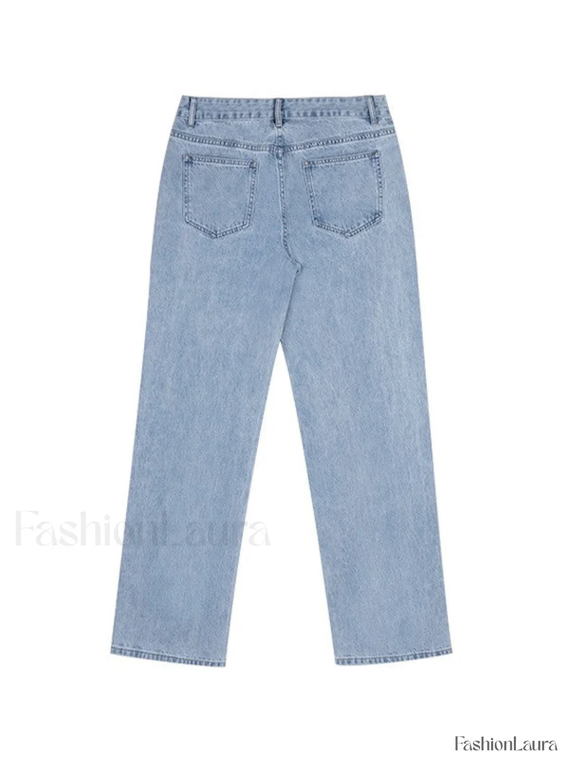 Light Wash Denim Boyfriend Jeans