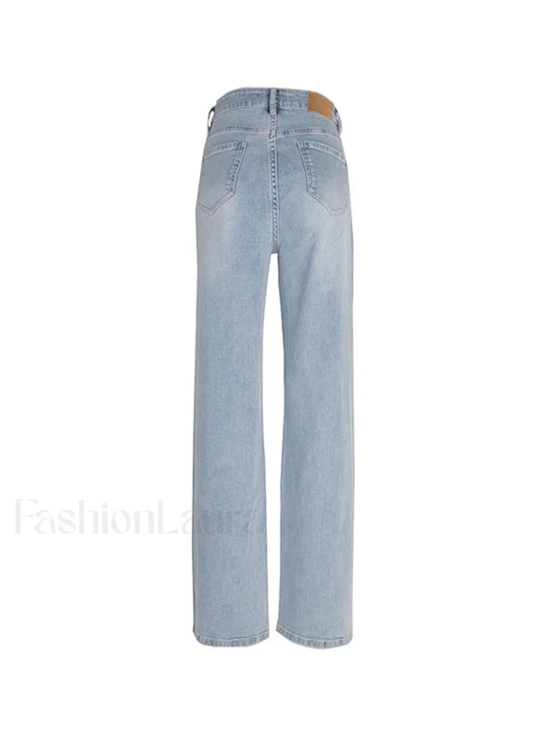 Light Wash Straight Boyfriend Jeans