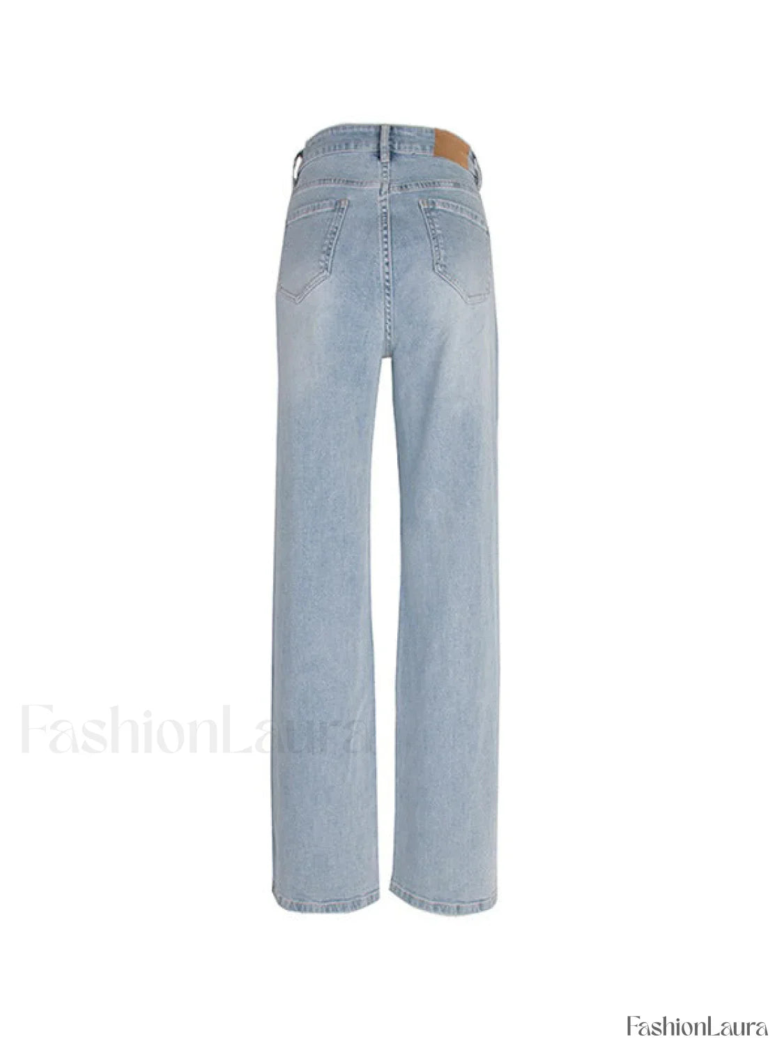 Light Wash Straight Boyfriend Jeans
