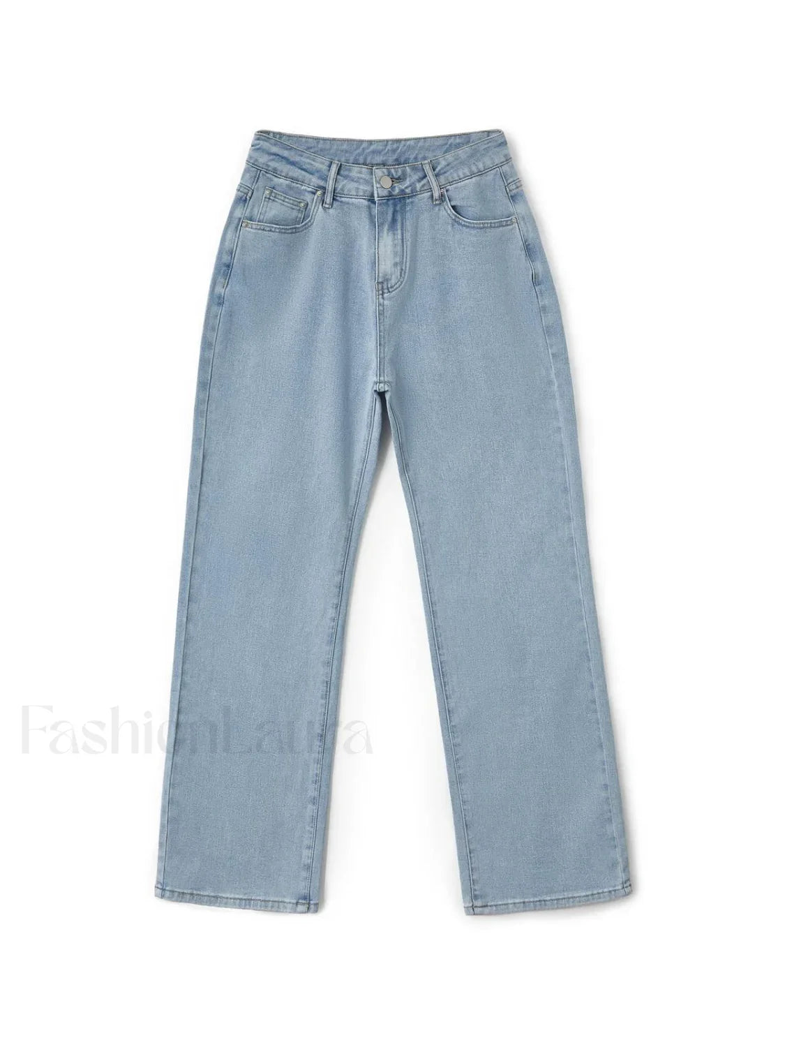 Light Wash Straight Boyfriend Jeans