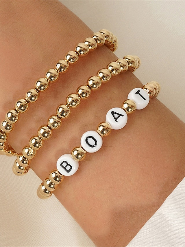 Bracelets Fashion Outdoor Letter Bracelets & Bangles for Women