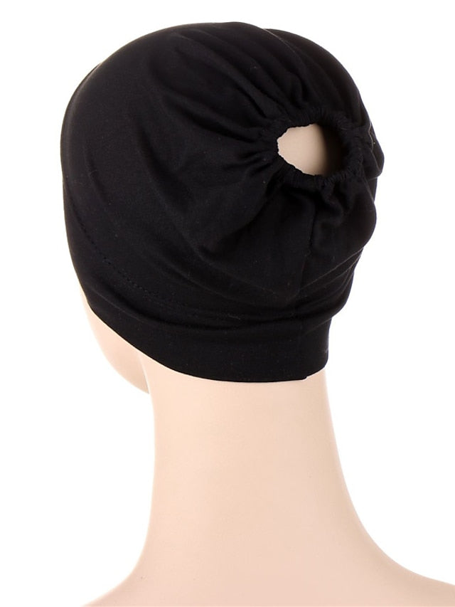 Full Cover Inner Hijab Caps Muslim Turban Hat Islamic Head Scarf Underscarf Bonnet India Hat Muslim Headdress Turbante for Women