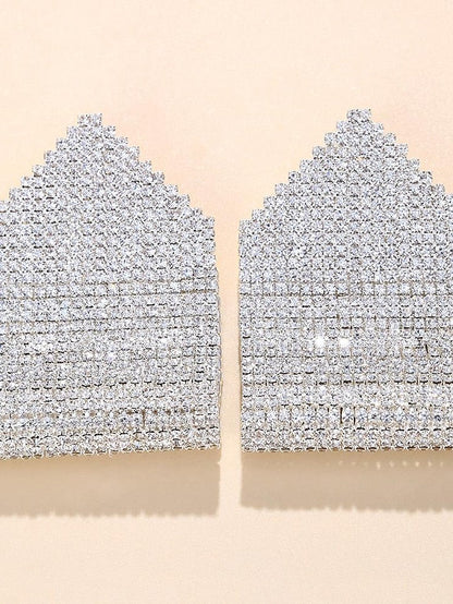 Earrings Long Believe Forever Imitation Diamond Earrings Jewelry Silver / Rose Gold / Gold For Wedding Party Holiday Prom for Women