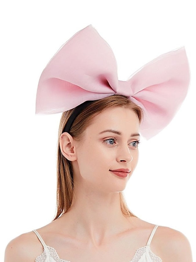 1PC Headbands For Halloween Party Evening Oversize Fabric Knot for Women