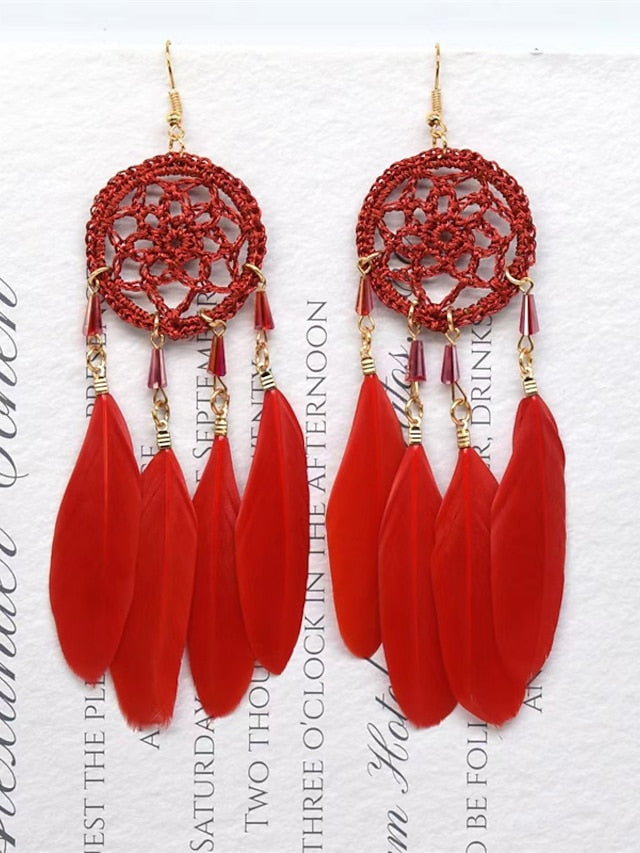 Earrings Vintage Outdoor Leaf Earring for Women