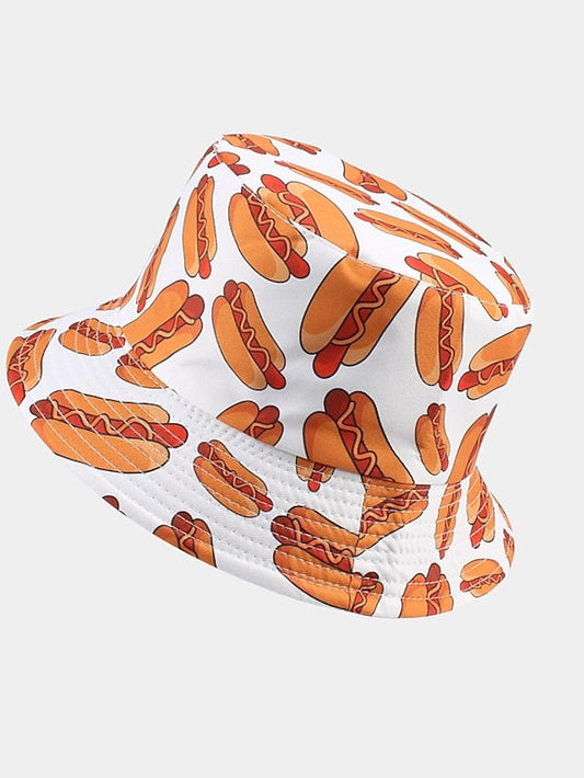56-58cm M Size Fisherman Hat Print Sun Protect Hats Summer Casual Street Wear Hiphop Bucket Cap for Women Girls for Women