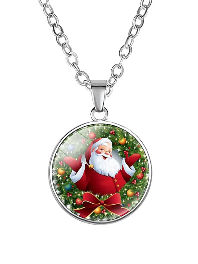 necklace Casual Christmas Snowflake Necklaces for Women