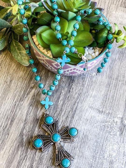 Love Like Mine Necklace - Turquoise for Women