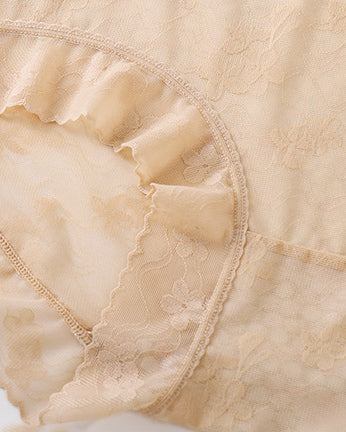 Seamless Belly-Control Antibacterial Crotch Lace Panties