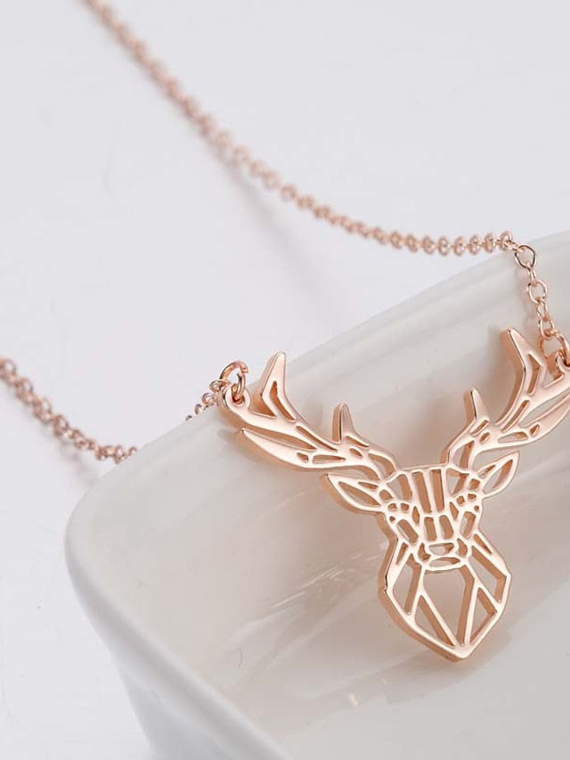 necklace Chic & Modern Party Deer Necklaces / Gold / Silver / Fall / Winter / Spring for Women