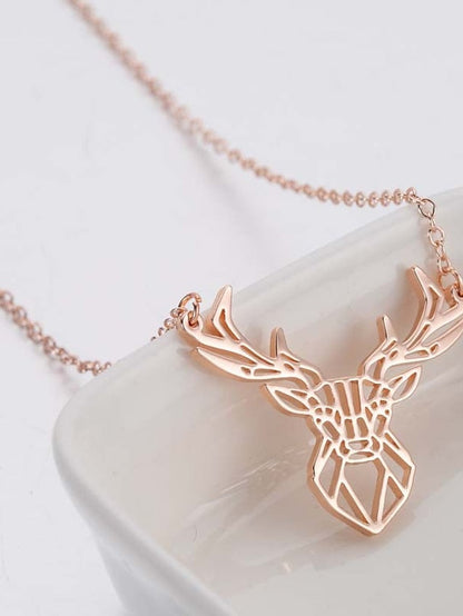 necklace Chic & Modern Party Deer Necklaces / Gold / Silver / Fall / Winter / Spring for Women