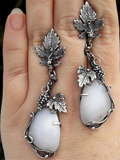 Earrings Archaistic Outdoor Leaf Earring for Women