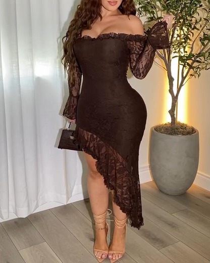 One-Shoulder Hip Dress (Pre-Sale)