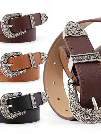 Belt Alloy Zhangqing Black Camel Coffee Waist Belt Party Daily / Vintage / Spring / Summer / Fall / Winter for Women