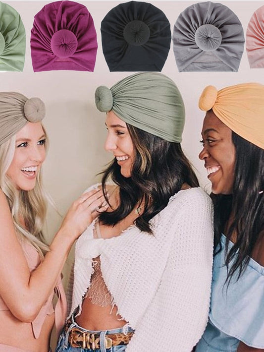 Kid's Fascinators Muslim Hijab Outdoor Home Daily Solid / Plain Color Polyester Cloth Casual Boho Casual / Daily 1 pcs for Women