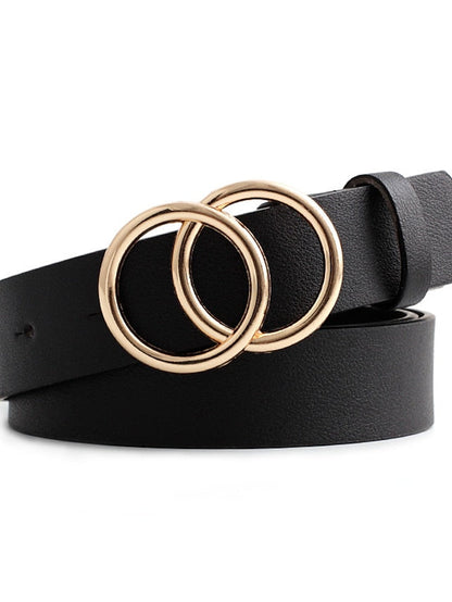 Waist Belt Party Wedding Street Daily Black White Belt Pure Color Red Fall Winter Spring Summer for Women