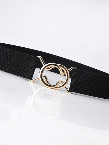 Belt Alloy White Black Gray Pink Camel Wide Belt Outdoor Dailywear Daily Holiday Pure Color / Spring / Summer / Fall / Winter / Coffee for Women