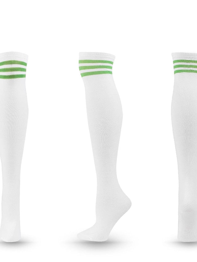 Knee High Socks Party Daily Polyester Spandex Casual Classic Warm Cute 1 Pair for Women