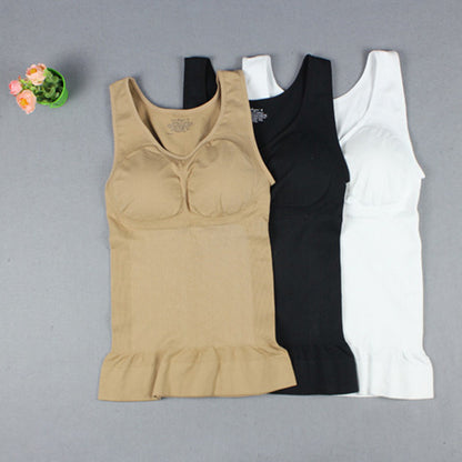 Women Casual Chest Pad Body Shaping Top