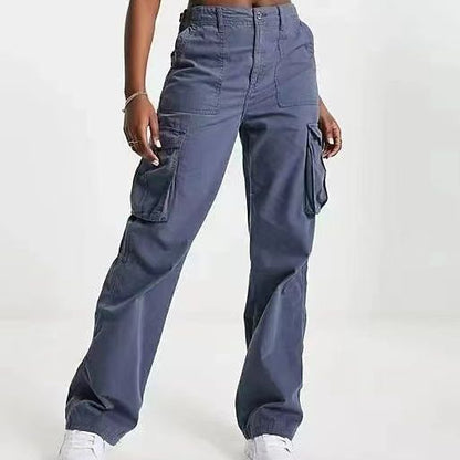 Women Fashion Casual Olive High Waist Overalls