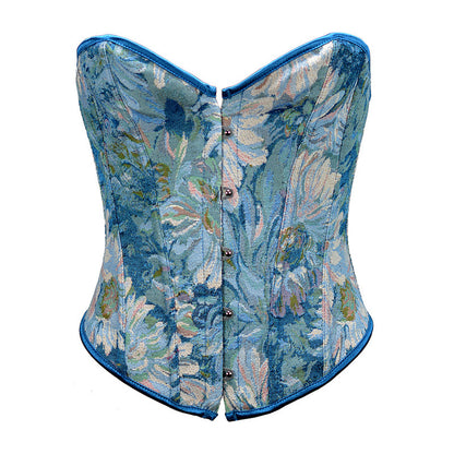 Women Casual Oil Painting Printing Tummy Tie Tight Top