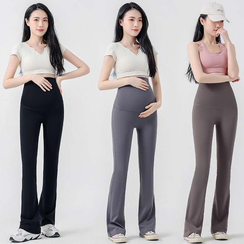Pregnant Women Fashion Casual High Waist Belly Pants
