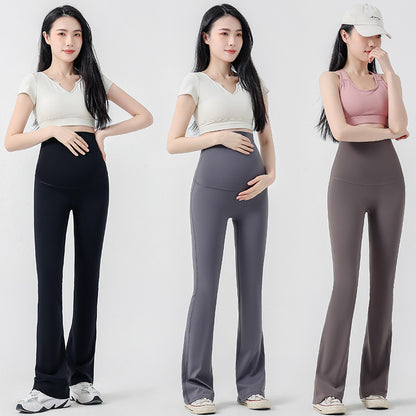 Pregnant Women Fashion Casual High Waist Belly Pants