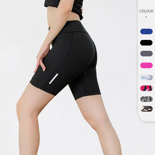 Shorts deportivos ajustados de ciclismo, informales, de secado rápido y para fitness, para mujer