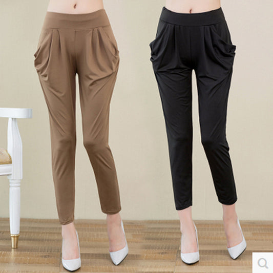 Pantalones cortos casuales de color sólido para mujer