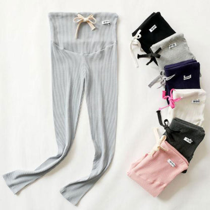 Pregnant Women Fashion Casual Belly Threaded Leggings