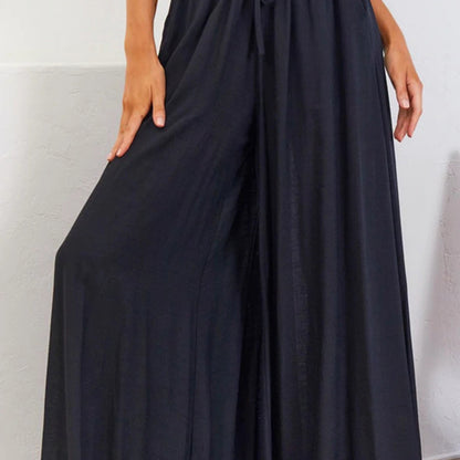Summer Women Fashion Printed Loose Casual Wide-Leg Pants
