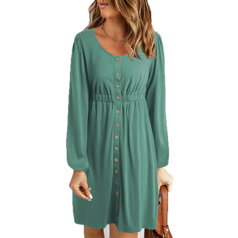 Women Casual Summer Solid Color Sleeveless Loose Dress