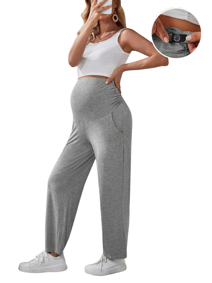 Pregnant Women Fashion Casual Loose High Waist Pants