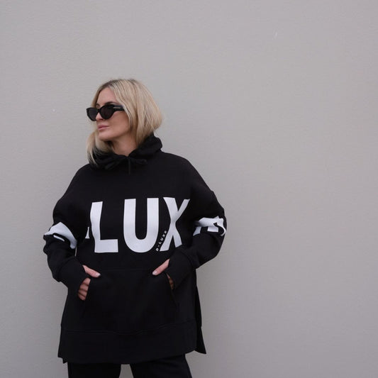 Sudadera con capucha de manga larga con estampado de letras de moda informal para mujer
