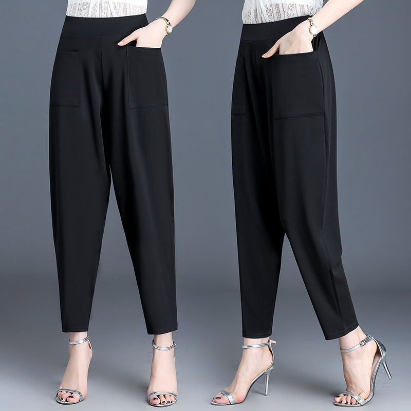 Women'S Casual Solid Color Loose Pants