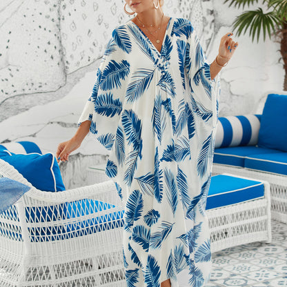 Vestido playero informal para mujer, para vacaciones de verano