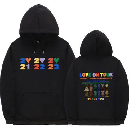 Sudadera con capucha informal con estampado de letras para hombre y mujer