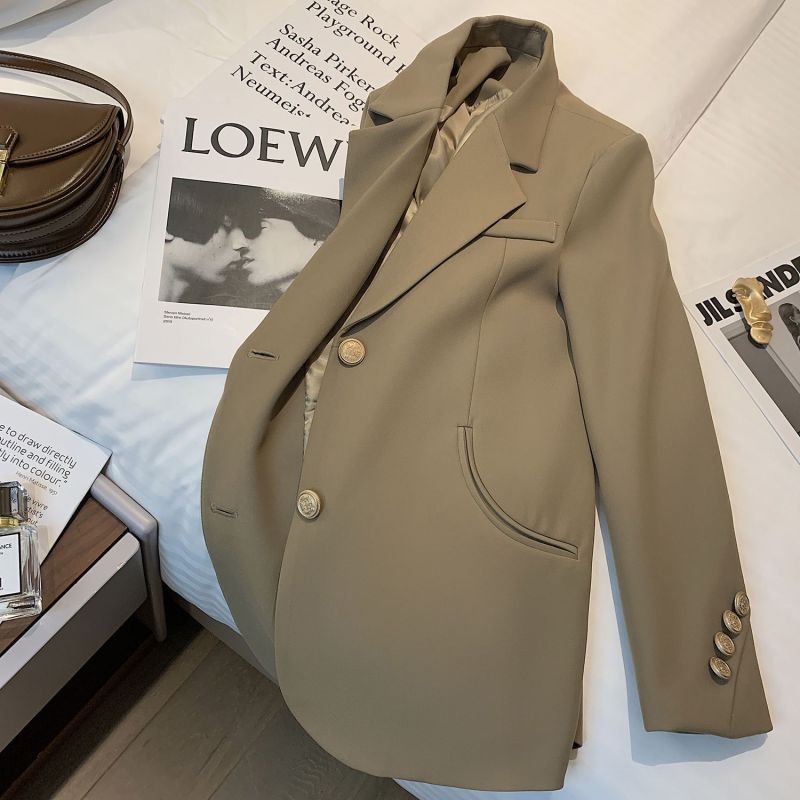 Women'S Casual Solid Color Lapel Blazers