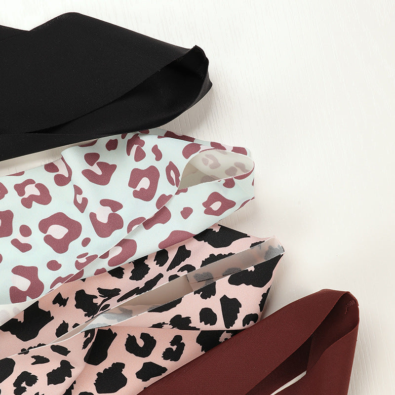 Braguitas deportivas informales de secado rápido y transpirables con estampado de leopardo para mujer