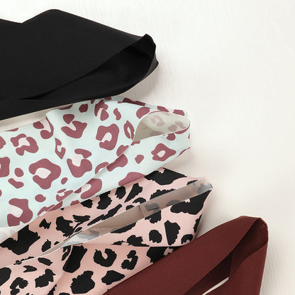 Braguitas deportivas informales de secado rápido y transpirables con estampado de leopardo para mujer