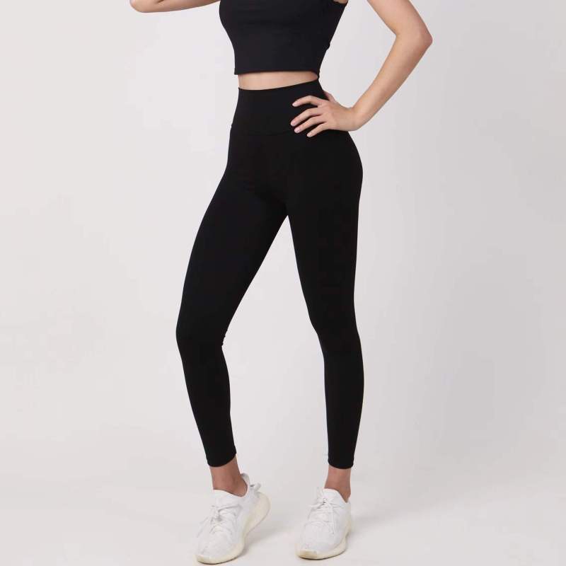 Solid Color Casual Women'S Tight High Waist Sports Pants
