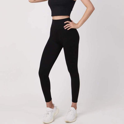 Solid Color Casual Women'S Tight High Waist Sports Pants